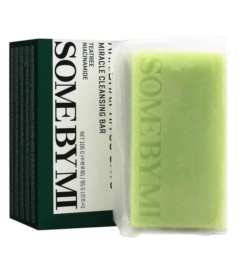 AHA BHA PHA 30 Days Miracle Cleansing Bar sabonete sólido para pele acneica com ácidos AHA, BHA e PHA 106 g