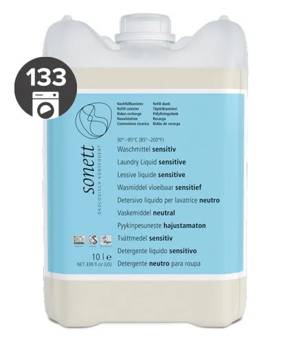 Sonett Gel líquido universal para roupa branca e de cor Sensitive 10 l