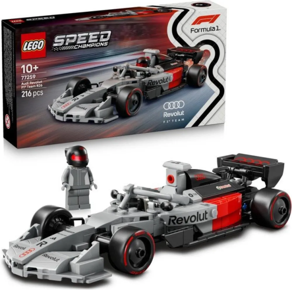 Speed Champions 77259 Carro de corrida Audi Revolut F1® Team R26