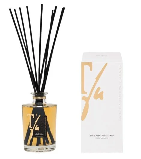 FIORENTINO VARETAS ML.250 FRAGRÂNCIA PARA CASA (10 Varetas de Bambu Pretas de 30 cm incluídas)