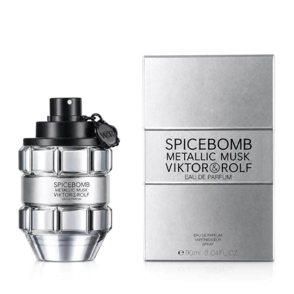 Spicebomb Metallic Musk Eau de Parfum para homem 90 ml
