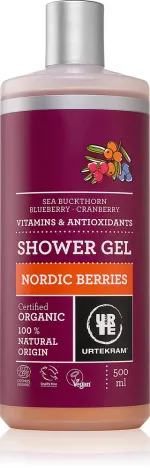 Urtekram Gel de duche Nordic Berries 500ml BIO, VEG