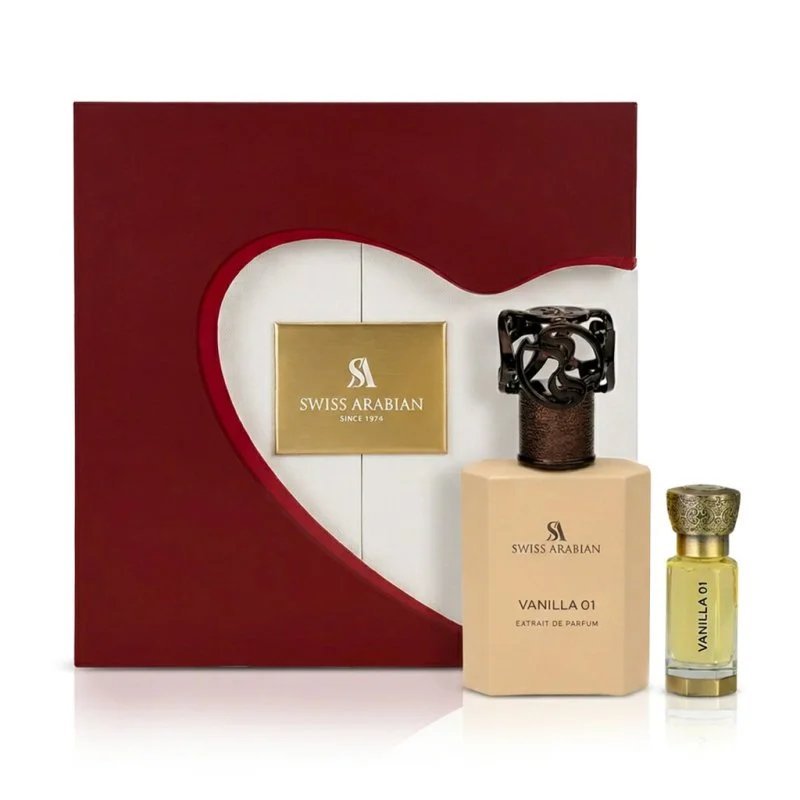 Vanilla 01 50 ml + óleo perfumado extrato de perfume para mulheres 12 ml