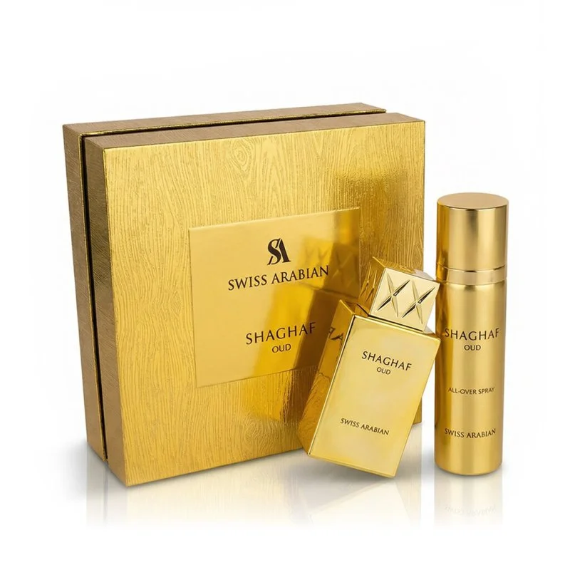 Shaghaf Oud Eau de Parfum unissexo 75 ml + spray corporal