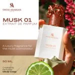 Musk 01 U extrato de perfume 50 ml