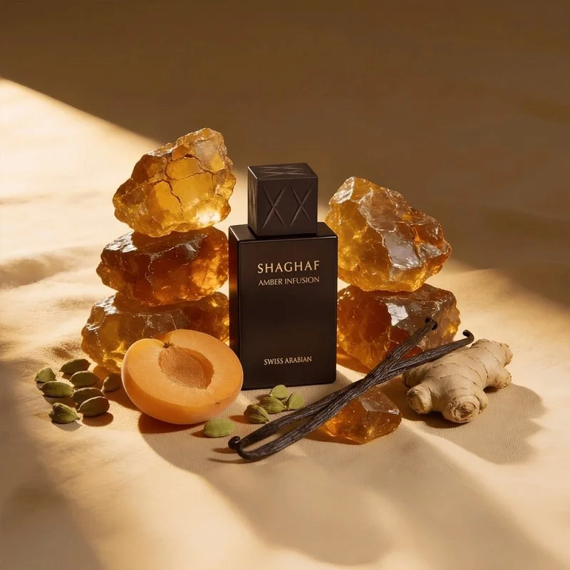 Shaghaf Amber Infusion U Água de Perfume 25 ml