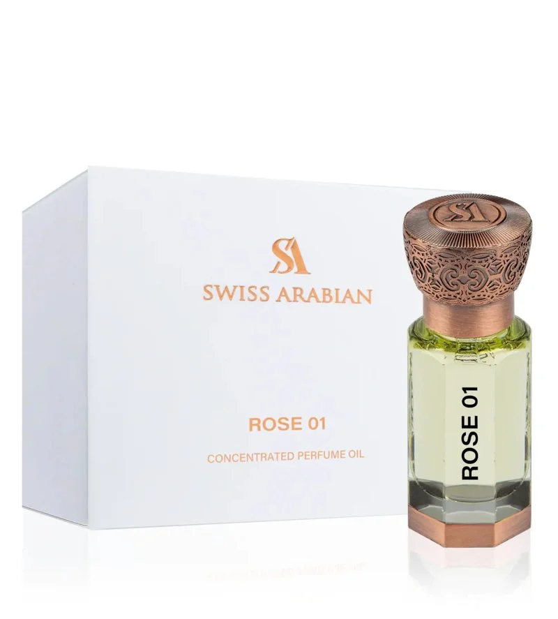 Rose 01 óleo perfumado concentrado unissex 12 ml