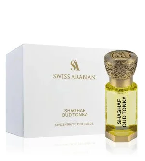Swiss Arabian Shaghaf Oud Tonka óleo perfumado concentrado unissex