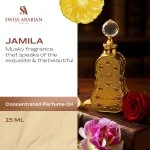 Jamila Óleo de Perfume Concentrado Unissex 15 ml