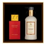 Shaghaf Oud Ahmar Unissexo 75 ml + loção corporal água de perfume 300 ml