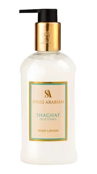 Shaghaf Oud Tonka U 75 ml + loção corporal água de perfume 300 ml