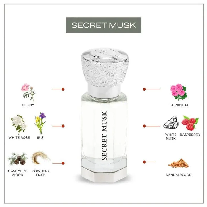 Óleo de Perfume Concentrado Secret Musk U 12 ml