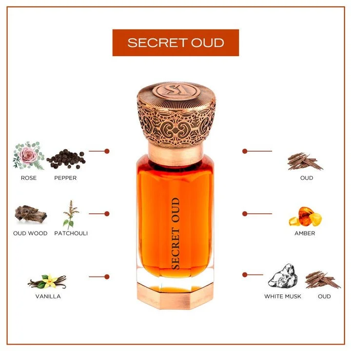Óleo de Perfume Concentrado Secret Oud U 12 ml