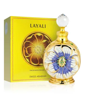 Óleo perfumado Swiss Arabian Layali para mulheres 15 ml
