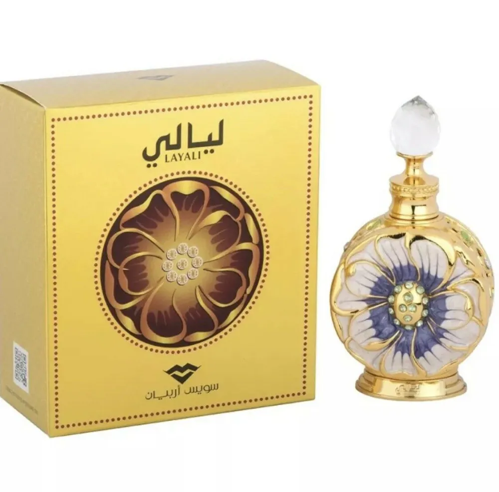 Óleo perfumado Swiss Arabian Layali para mulheres 15 ml