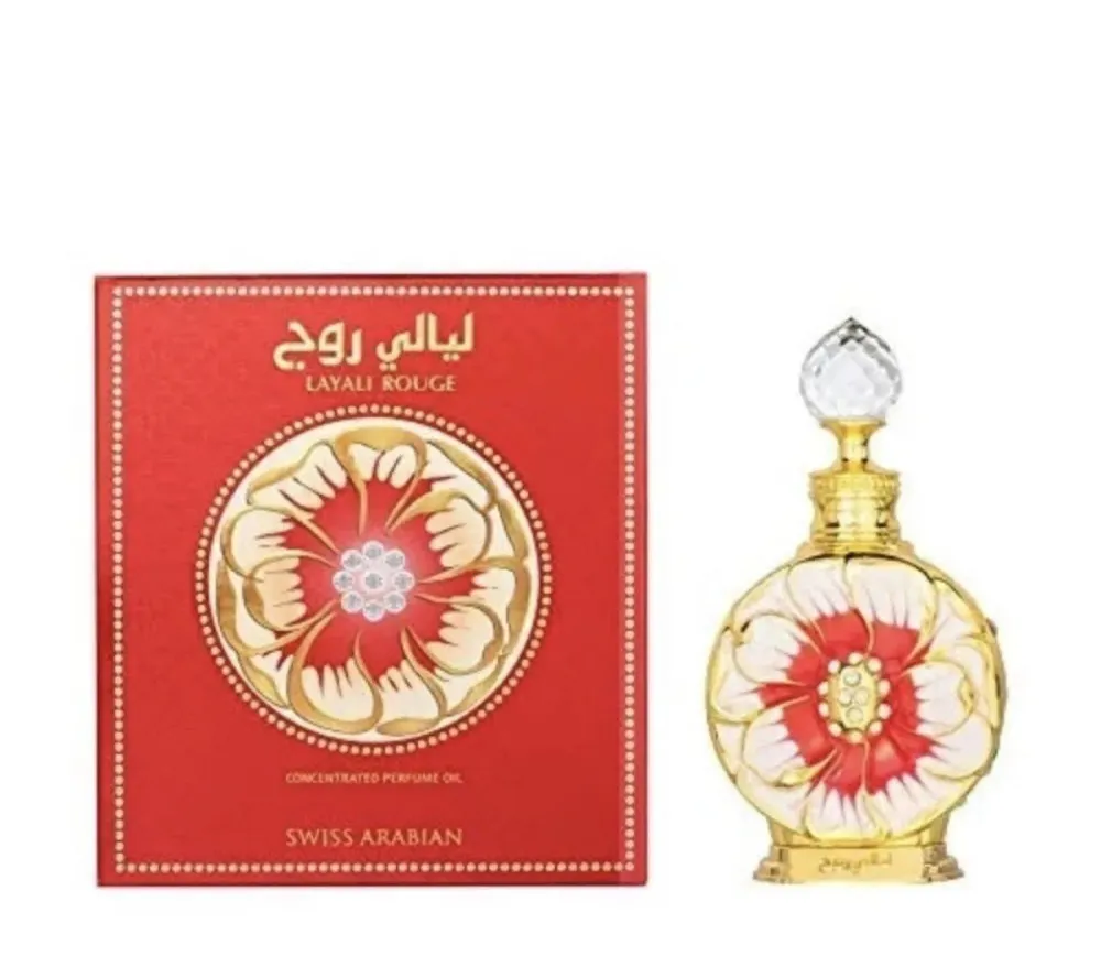 Layali Rouge óleo perfumado para mulheres 15 ml