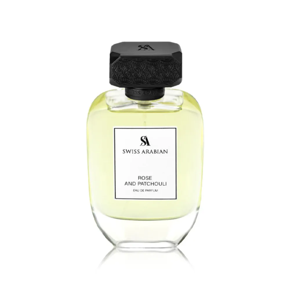 Água de perfume Swiss Arabian Rose and Patchouli para mulheres 100 ml