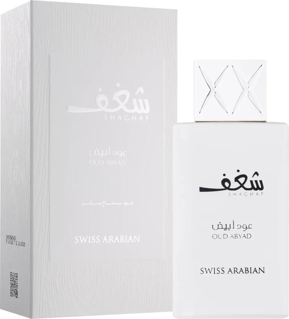 Shaghaf Oud Abyad eau de parfum unissex 75 ml