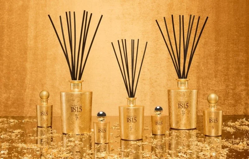 1815 Varetas Ml.250 Vaso Dourado Fragrância para Casa - Tfu - 10º Aniversário (Ta250Tfu.23T