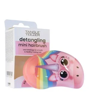 Tangle Teezer The Original Mini escova de cabelo Rainbow The Unicorn