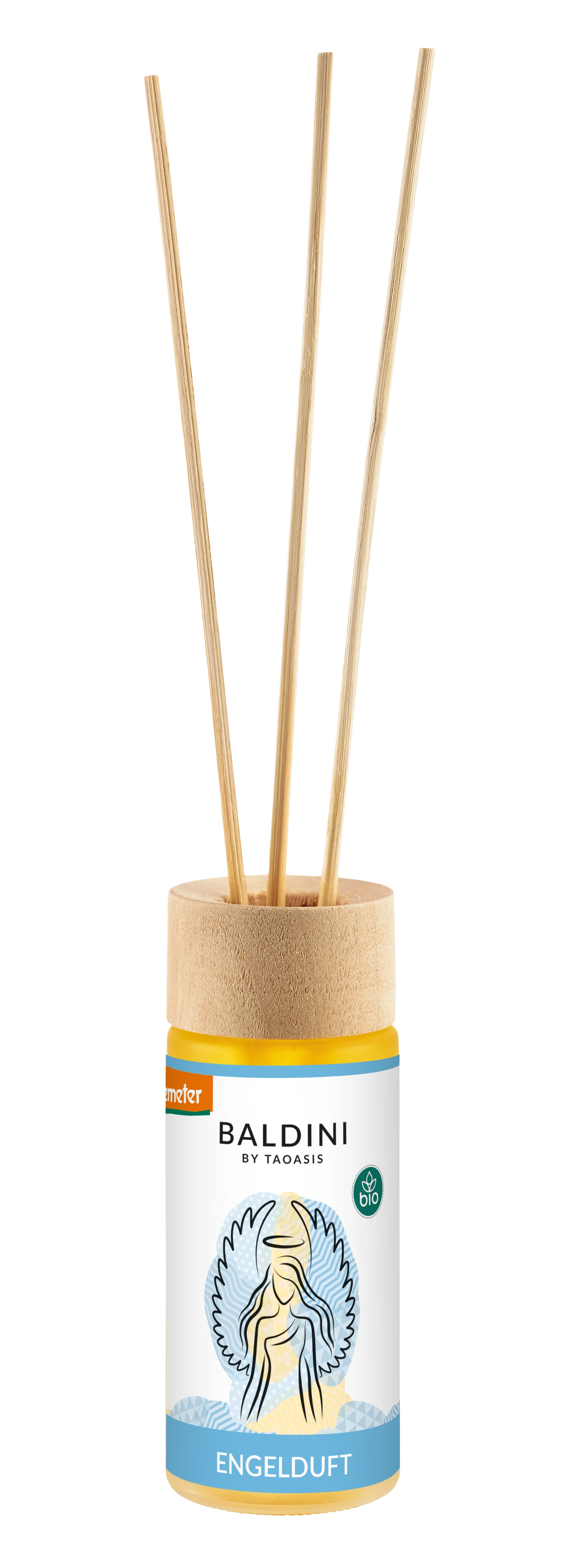Taoasis Baldini Difusor de aroma com varetas Angel Scent BIO (50 ml) - euforizante, harmonizante e ativador