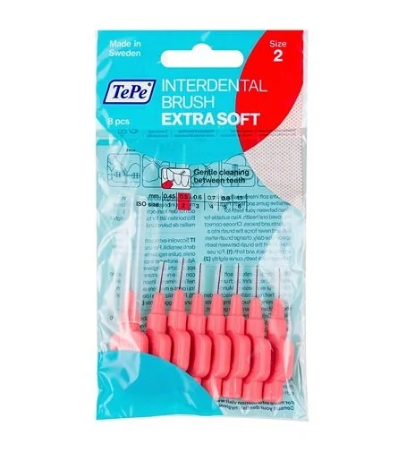 Extra Soft escovas interdentais 0,5 mm 8 un.