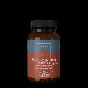 Terranova Health Easy Iron 20 mg Complex (50 cápsulas) - boa absorção