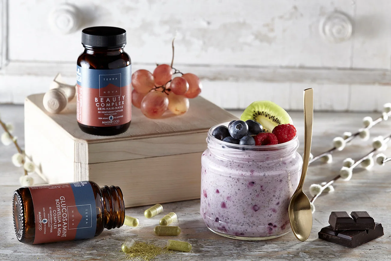 Terranova Health Complexo de Glucosamina, Boswellia & MSM (50 cápsulas) - apoia a saúde das articulações