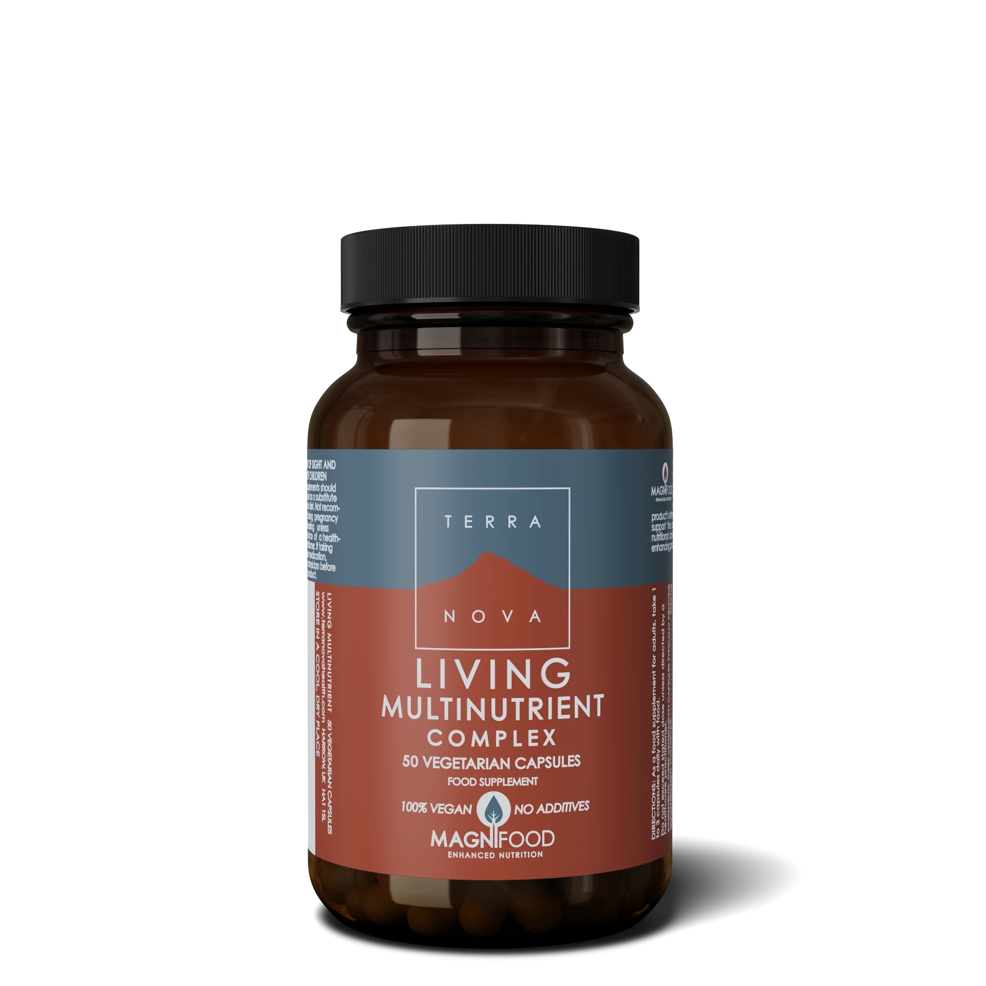 Terranova Health Living Multinutrient Complex (50 cápsulas) - suporte à vitalidade diária