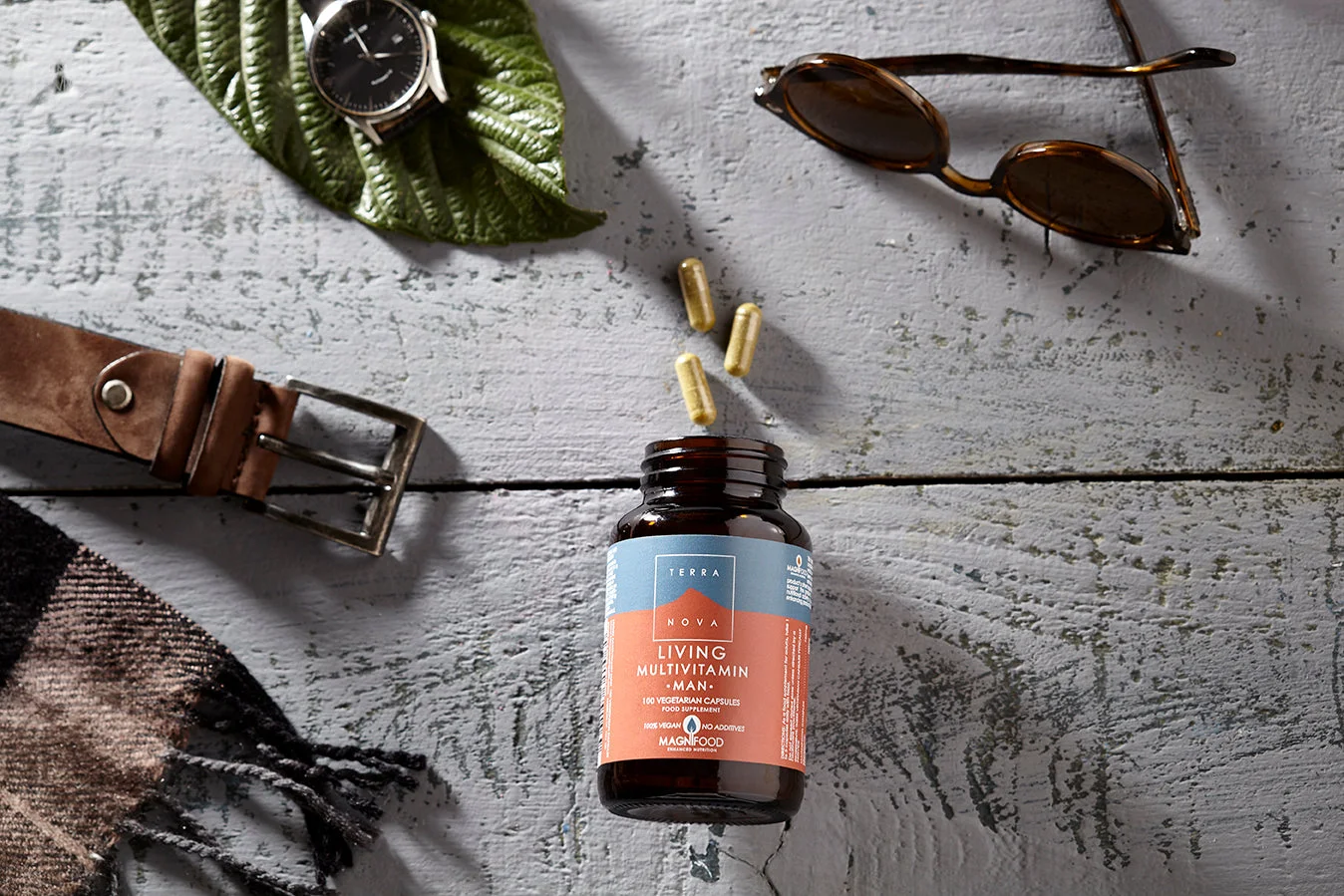 Terranova Health Living Multivitamin Man (50 cápsulas) - para as necessidades específicas dos homens