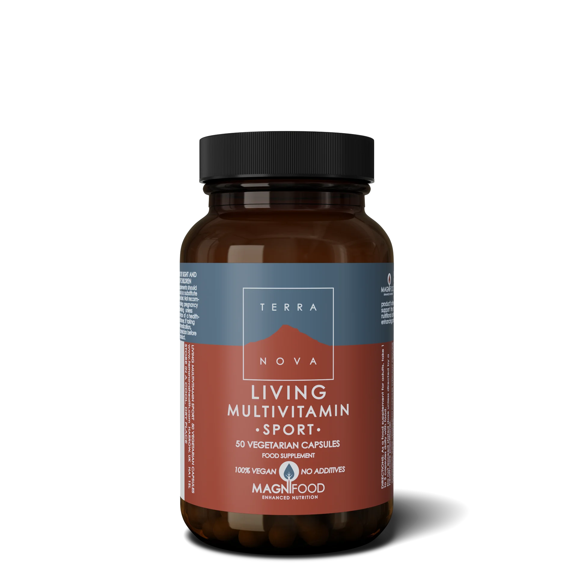 Terranova Health Living Multivitamin Sport (50 cápsulas) - apoia o corpo durante o desempenho e a recuperação