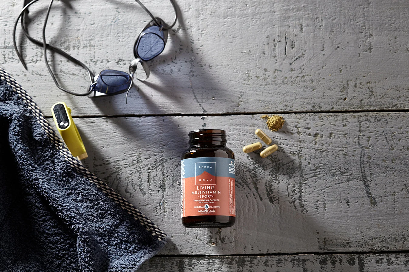 Terranova Health Living Multivitamin Sport (50 cápsulas) - apoia o corpo durante o desempenho e a recuperação