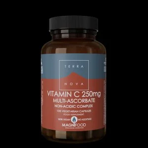 Terranova Health Complexo de Vitamina C 250 mg - 100 cápsulas - na forma de ascorbatos minerais