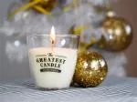 The Greatest Candle in the World Conjunto - 1x vela (130 g) 2x recheio - figo - pode fazer mais duas velas em casa