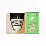 The Greatest Candle in the World Conjunto - 1x vela (130 g) 2x recheio - maçã - pode fazer mais duas velas em casa