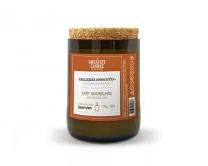 The Greatest Candle in the World A vela mais grande numa garrafa de vinho (170 g) - flor darjeeling - dura aproximadamente 50 horas