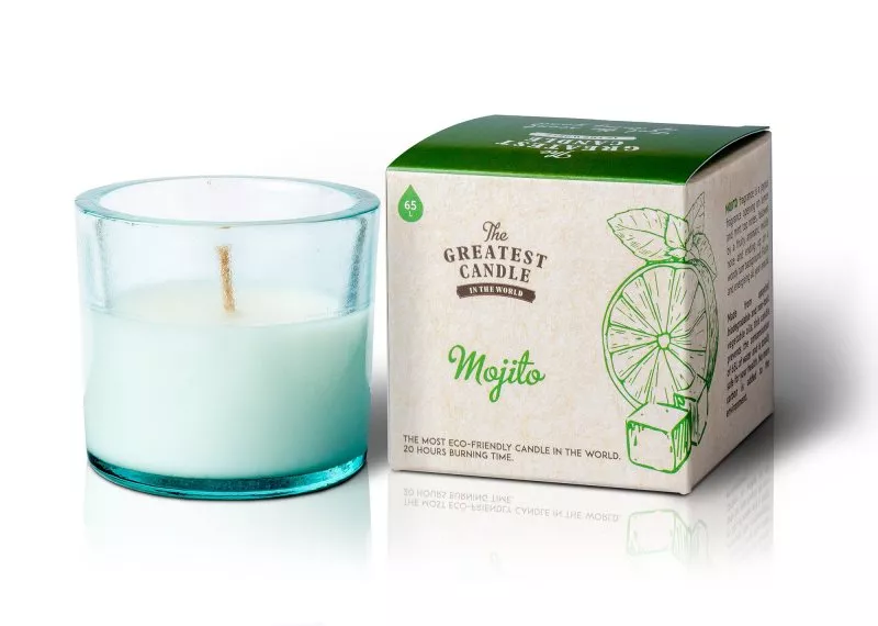 The Greatest Candle in the World Vela perfumada em vidro (75 g) - mojito