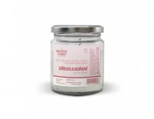 The Greatest Candle in the World A vela maior em vidro (120 g) - madeira e especiarias - dura aproximadamente 30 horas