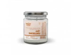 The Greatest Candle in the World A vela maior em vidro (120 g) - flor darjeeling - dura cerca de 30 horas