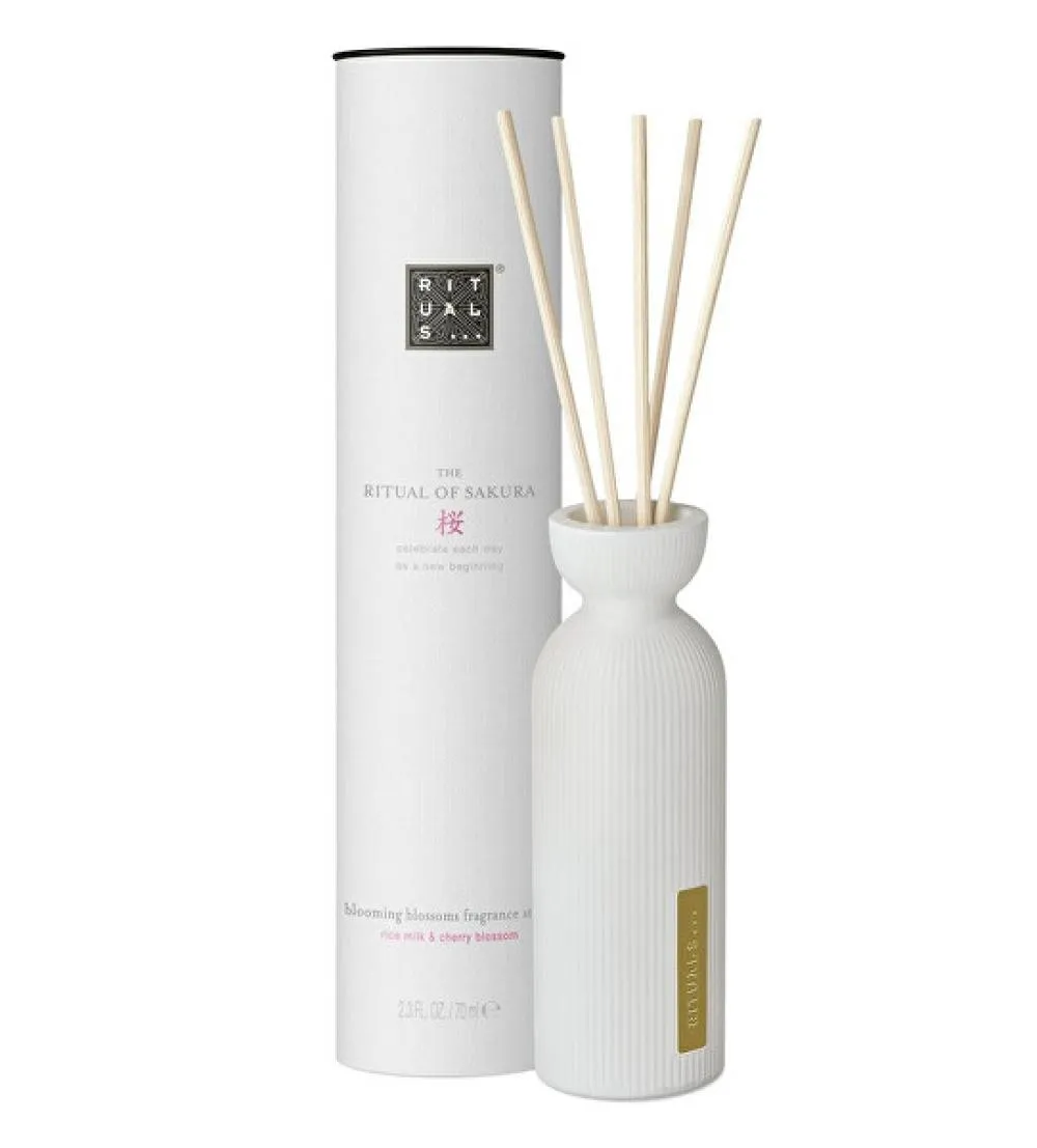 The Ritual of Sakura Mini Varetas Aromáticas Leite de Arroz e Flor de Cerejeira 70 ml
