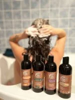 Tierra Verde Champô de urtiga com aroma herbal 100 ml - para cabelos oleosos