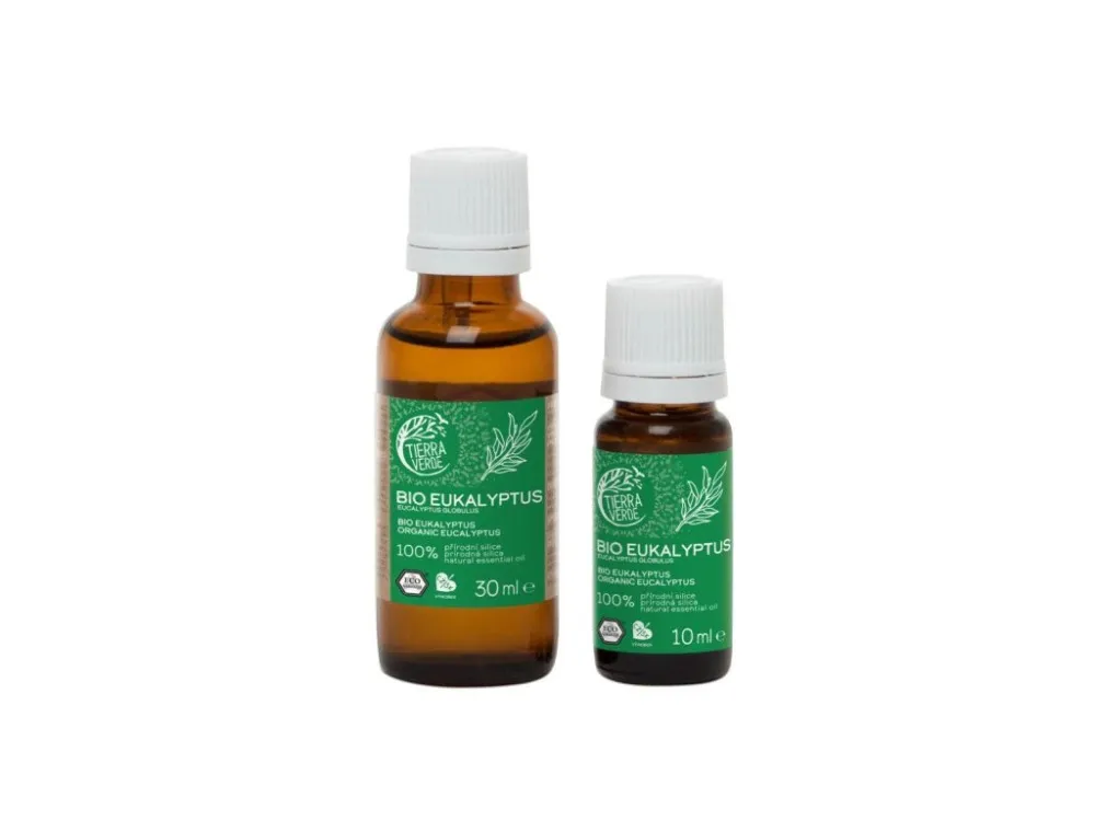Tierra Verde Óleo essencial de eucalipto BIO (30 ml) - alivia as constipações