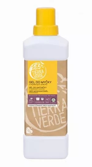 Tierra Verde Gel para máquina de lavar louça - INNOVACE (1 l) - a partir de nozes sabão em qualidade orgânica