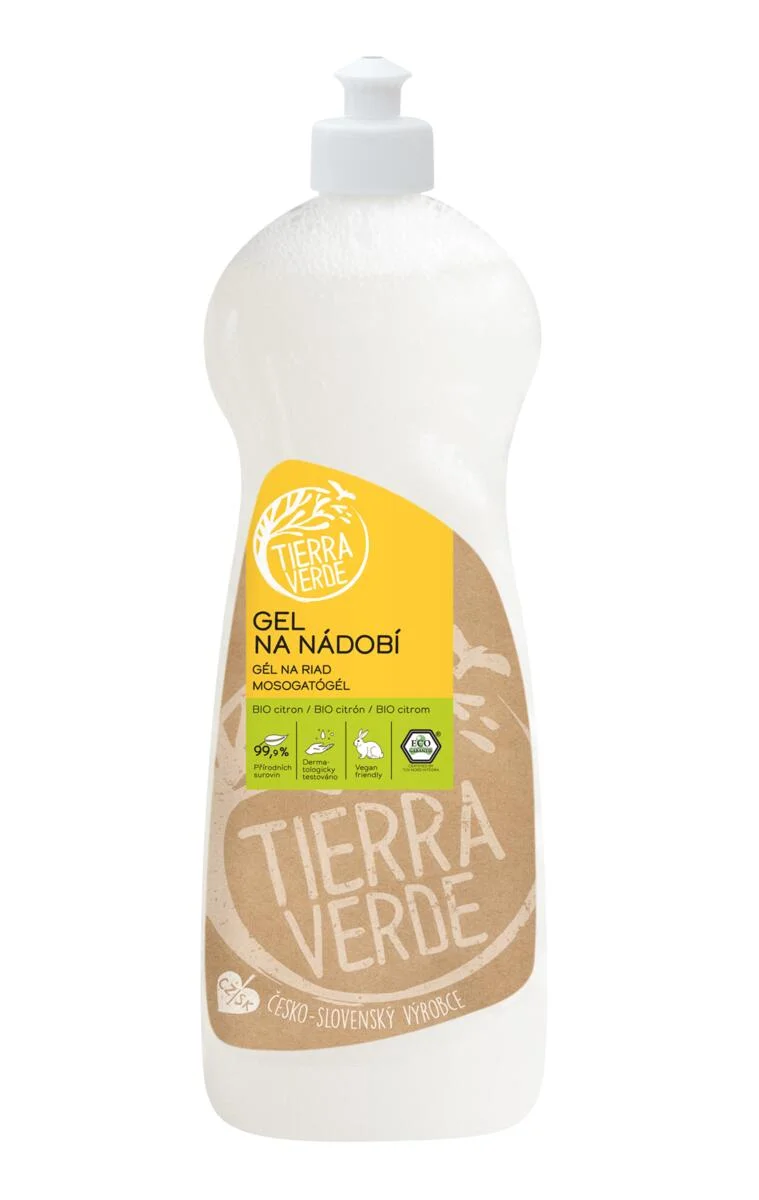 Tierra Verde Gel para lavar loiça - BIO limão 100 ml