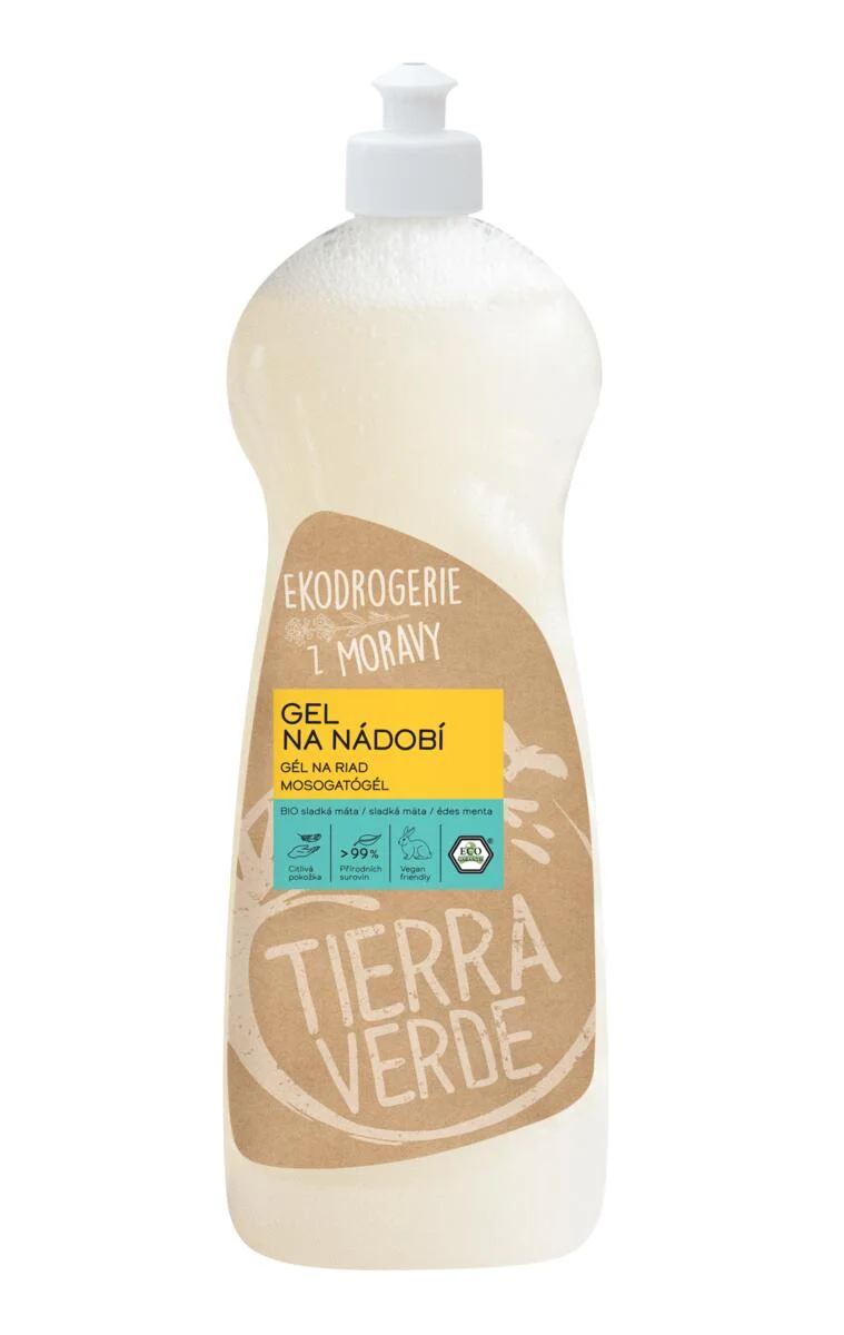 Tierra Verde Gel para lavar loiça - BIO menta doce 100 ml