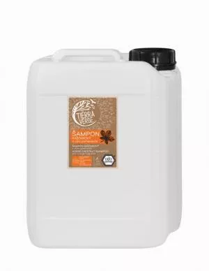 Tierra Verde Champô de castanho para fortalecer o cabelo com laranja (5 l)