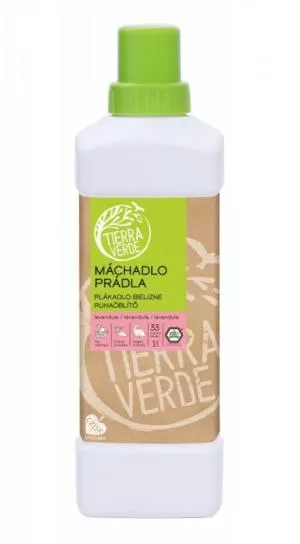 Tierra Verde Sabão de lavandaria com lavanda (1 l) - um substituto mais suave para amaciador de tecidos