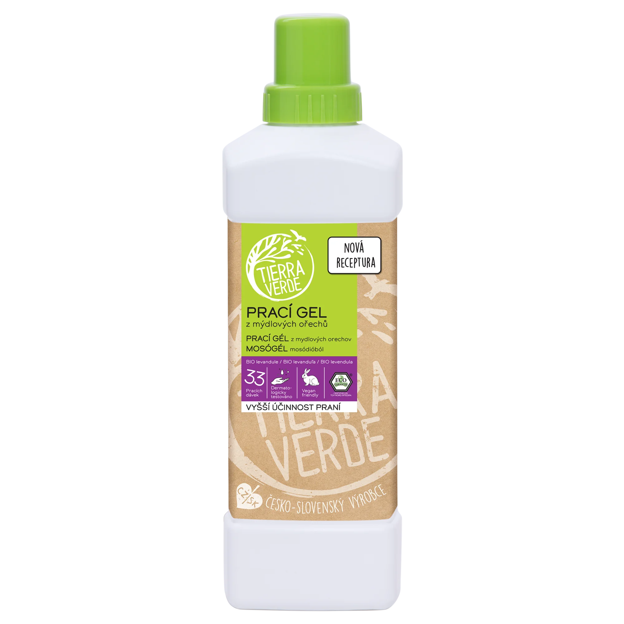 Tierra Verde Gel de lavagem com lavanda BIO 2 l