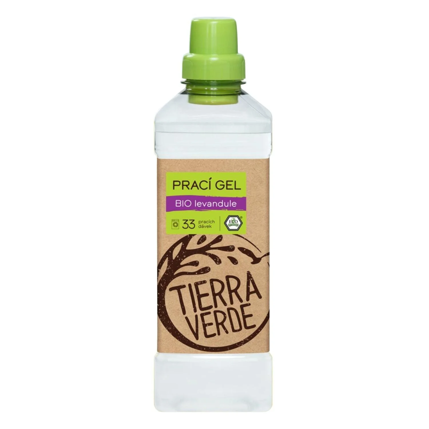 Tierra Verde Gel de lavagem com aroma de lavanda BIO 1 l - nova fórmula melhorada