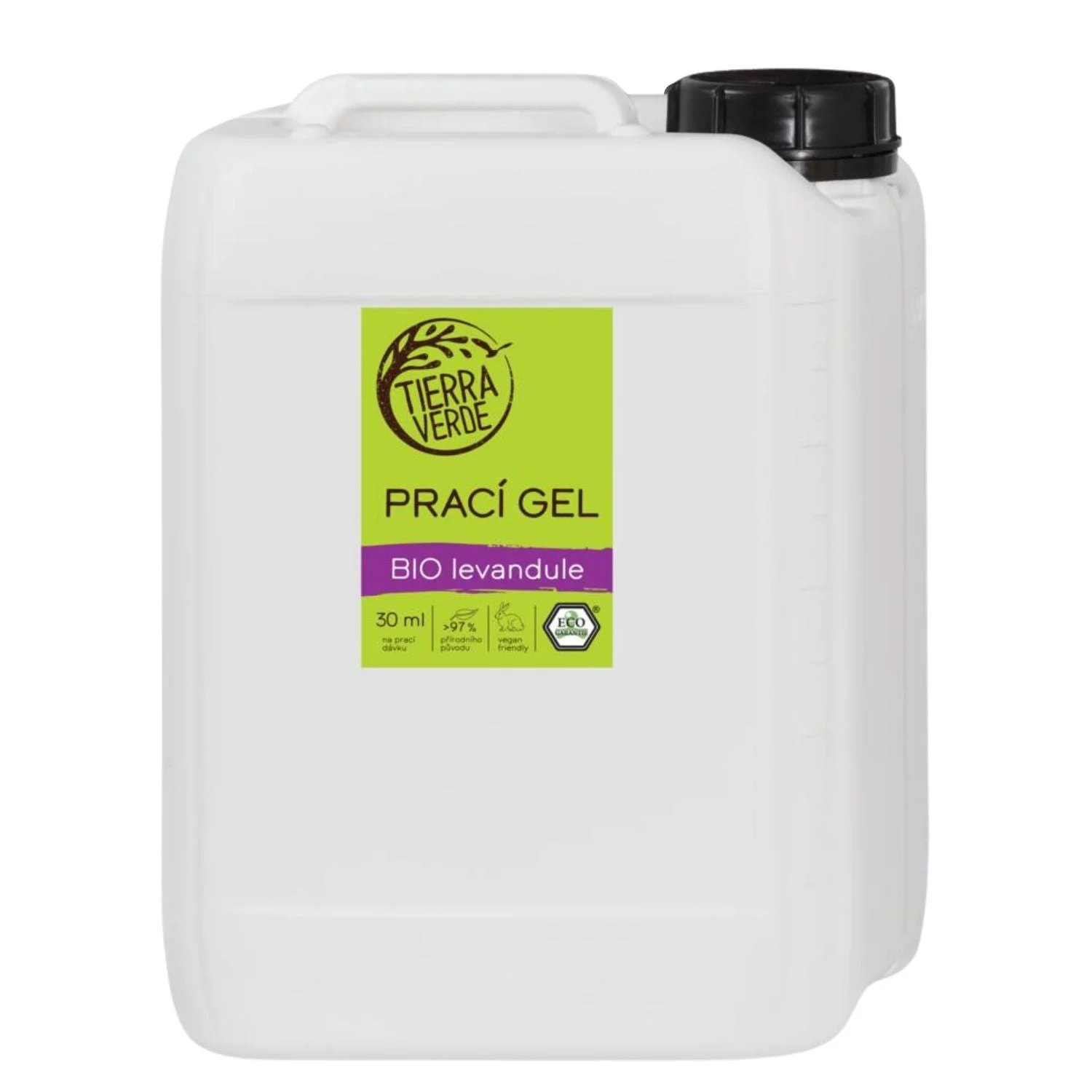 Tierra Verde Gel de lavagem com aroma de lavanda BIO 100 ml - nova fórmula melhorada
